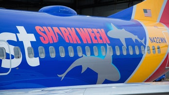Southwest Airlines unveils special Boeing 737 for Shark Week