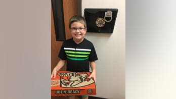 Tennessee boy uses allowance to treat local law enforcement to pizza party