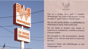 Texas' Whataburger, Raising Cane's having bun crisis days after state's In-N-Out restaurants close