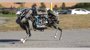 Military builds wild galloping robot