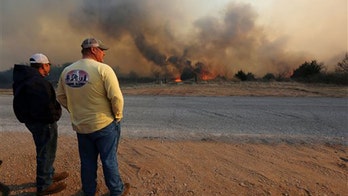Wildfire burns about 620 square miles in Kansas, Oklahoma