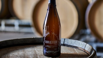 Brewery making craft beer with white wine