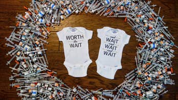 Couple's IVF-themed pregnancy announcement goes viral