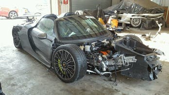 Porsche 918 Spyder turns up at salvage auction