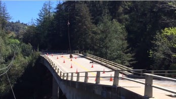 Wrecking ball fails to wreck California bridge
