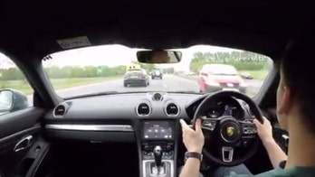 Watch: Wrong-way driver caught on camera in near miss