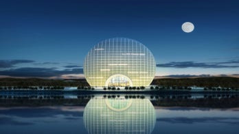 Inside China's futuristic glowing orb hotel