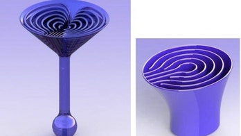 Zero Gravity glass makes martinis for space