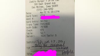 Pink-haired waitress stiffed because apparently 'tips are for normal-looking people'