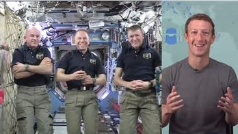 Facebook Live — from space! Astronauts chat with Mark Zuckerberg