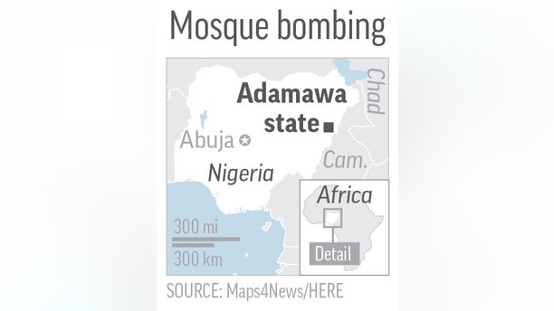 mosque bombing map AP