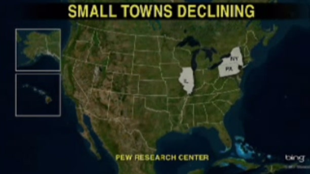 small town boom graphic decline