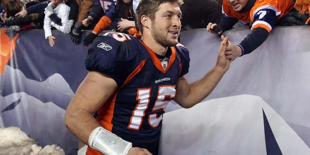 Donald Trump reportedly bought a signed Tim Tebow football helmet with foundation money.
