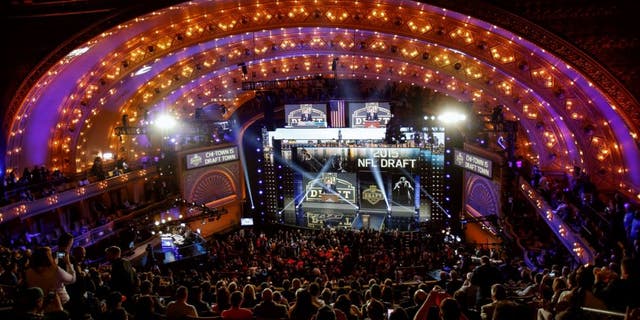 CHICAGO, IL - APRIL 30: A general view prior to the start of the first round of the 2015 NFL Draft at the Auditorium Theatre of Roosevelt University on April 30, 2015 in Chicago, Illinois. (Photo by Kena Krutsinger/Getty Images)