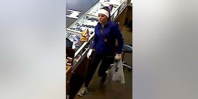 FBI is searching for female suspect in a string of robberies across the south.