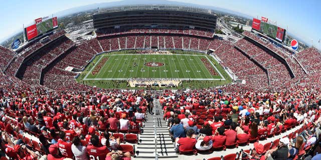 Aug. 17, 2014: General view of Levi's Stadium during the first quarter between the San Francisco 49ers and the Denver Broncos.