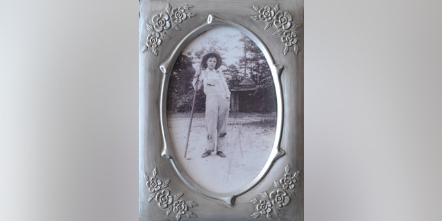 Photographed here around 1930, Vickers has always had passion for the great outdoors.