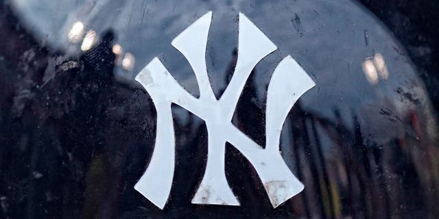 CINCINNATI, OH - JUNE 22: Detail view of the New York Yankees logo on the front of a batting helmet before the game against the Cincinnati Reds at Great American Ball Park on June 22, 2011 in Cincinnati, Ohio. The Reds won 10-2. (Photo by Joe Robbins/Getty Images)
