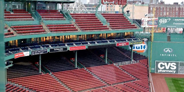 BOSTON, MA - JANUARY 09: A general view of Fenway Park on January 9, 2015 in Boston. Boston has been chosen by the United States Olympic Committee to be the United States entry in the global competition to be the host city for the 2024 Olympics. (Photo by Paul Marotta/Getty Images)