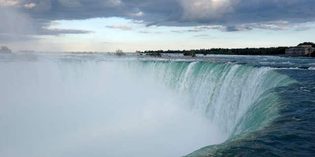 Aug. 21, 2015: A general view taken from the Canadian side shows the Horseshoe Falls in Niagara from the Canadian side in Niagara Falls, Ontario.