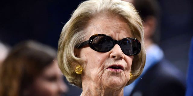 Oct 18, 2015; Detroit, MI, USA; Detroit Lions owner Martha Ford before the game against the Chicago Bears at Ford Field. Mandatory Credit: Tim Fuller-USA TODAY Sports