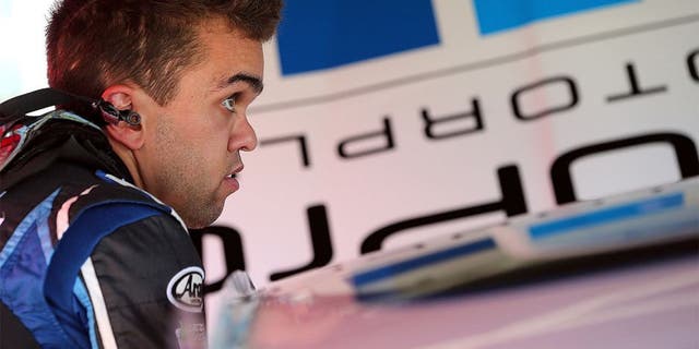 NEWTON, IA - JULY 31: Rico Abreu, driver of the #98 AccuDoc Solutions/Gopro , during practice for the NASCAR K&N Pro Series #ThanksKenney 150 race, at Iowa Speedway on July 31, 2015 in Newton, Iowa. (Photo by Brian Lawdermilk/NASCAR via Getty Images)