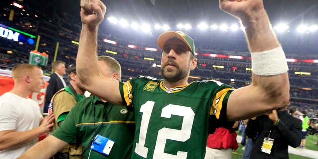 Rodgers took issue with the way Andrew Luck's retirement was handled.