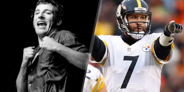 UNITED KINGDOM - MAY 30: WEMBLEY ARENA Photo of Bruce SPRINGSTEEN, performing live onstage on The River tour (Photo by David Corio/Redferns) CLEVELAND, OH - JANUARY 3: Ben Roethlisberger #7 of the Pittsburgh Steelers signals during the game against the Cleveland Browns at FirstEnergy Stadium on January 3, 2016 in Cleveland, Ohio. (Photo by Gregory Shamus/Getty Images)