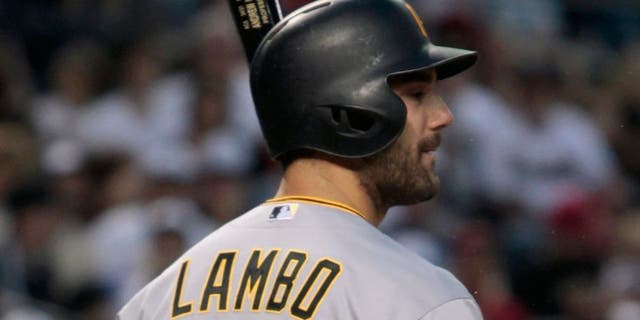 PHOENIX, AZ - APRIL 25: Andrew Lambo #15 of the Pittsburgh Pirates prepares to bat against the Arizona Diamondbacks during the eighth inning of a MLB game at Chase Field on April 25, 2015 in Phoenix, Arizona. (Photo by Ralph Freso/Getty Images)