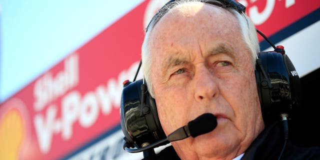 INDIANAPOLIS, IN - MAY 22: Team Penske owner Roger Penske watches during final practice on Carb Day for the 99th running of the Indianapolis 500 mile race at Indianapolis Motorspeedway on May 22, 2015 in Indianapolis, Indiana. (Photo by Jamie Squire/Getty Images)