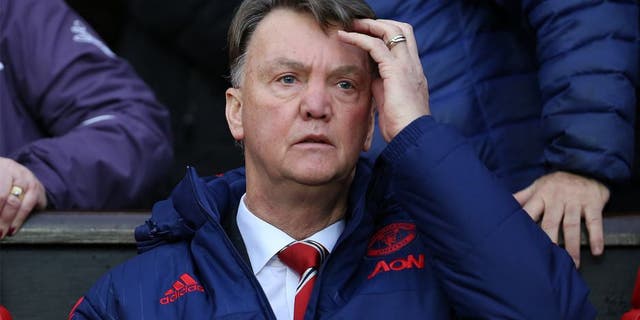 MANCHESTER, ENGLAND - JANUARY 02: Louis van Gaal manager of Manchester United during the Barclays Premier League match between Manchester United and Swansea City at Old Trafford on January 2, 2016 in Manchester, England. (Photo by James Baylis - AMA/Getty Images)