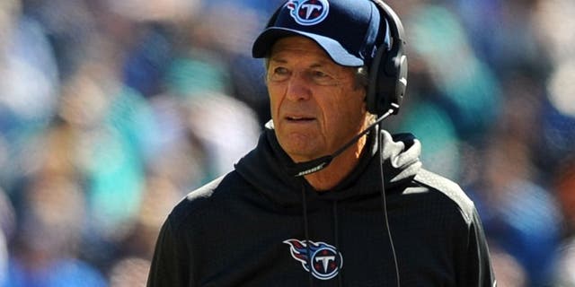 Oct 18, 2015; Nashville, TN, USA; Tennessee Titans assistant head coach Dick LeBeau during the first half against the Miami Dolphins at Nissan Stadium. Mandatory Credit: Christopher Hanewinckel-USA TODAY Sports