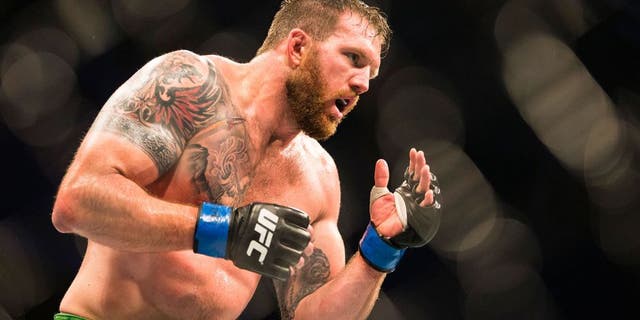 STOCKHOLM, SWEDEN - JANUARY 24: Ryan Bader of the United States during the UFC Fight Night event at Tele2 Arena on January 24, 2015 in Stockholm, Sweden. (Photo by Michael Campanella/Zuffa LLC/Zuffa LLC‰ via Getty Images)