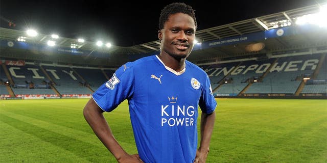 LEICESTER, ENGLAND - JANUARY 21: Leicester City unveil New Signing Daniel Amartey at King Power Stadium on January 21, 2016 in Leicester, United Kingdom. (Photo by Plumb Images/Leicester City FC via Getty Images)