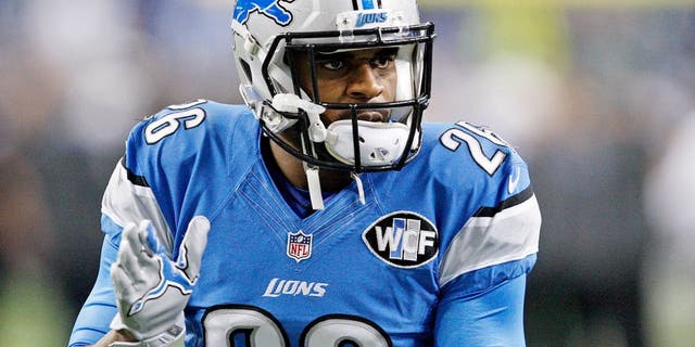 Nov 26, 2015; Detroit, MI, USA; Detroit Lions strong safety Don Carey (26) claps his hands before the NFL game against the Philadelphia Eagles on Thanksgiving at Ford Field. Mandatory Credit: Raj Mehta-USA TODAY Sports
