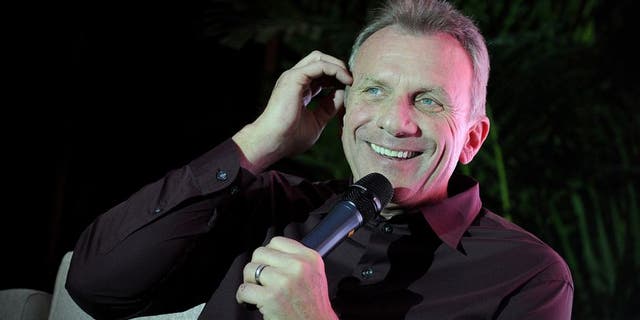 US National Football League (NFL) former quarterback Joe Montana speaks at a conference in Beijing on November 18, 2013. Joe Montana is on a visit to China from November13 to 19. AFP PHOTO / WANG ZHAO (Photo credit should read WANG ZHAO/AFP/Getty Images)