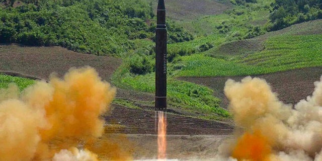 North Korea launched an intercontinental ballistic missile on Tuesday that flew over Japan.