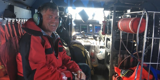 Wolfgang Sloma was rescued Sunday morning.