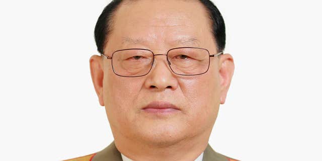 FILE - In this photo distributed on Wednesday, May 11, 2016, by the North Korean government, Kim Won Hong, elected as a member of the Political Bureau of the Workers' Party at the Workers' Party congress on May 9, poses for a photo.