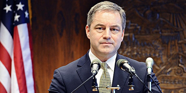 Jan. 20: Alaska Governor Sean Parnell during a news conference in Juneau.