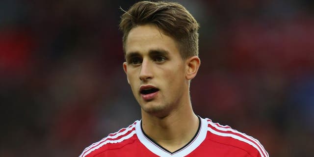 MANCHESTER, ENGLAND - AUGUST 18: Adnan Januzaj of Manchester United lines up prior to the UEFA Champions League Qualifying Round Play Off First Leg match between Manchester United and Club Brugge at Old Trafford on August 18, 2015 in Manchester, England. (Photo by Alex Livesey/Getty Images)