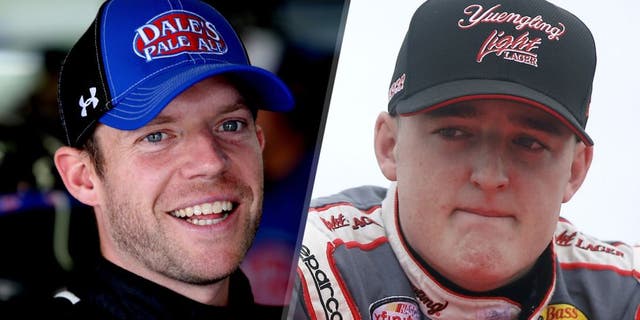 Regan Smith, driver of the #7 Dale's Pale Ale Chevrolet, stands in the garage during practice for the NASCAR XFINITY Series Drive for the Cure 300 at Charlotte Motor Speedway on October 8, 2015 in Charlotte, North Carolina. (Photo by Jerry Markland/Getty Images) Ty Dillon, driver of the #3 Yuengling Light Lager Chevrolet, looks on during pre-race ceremonies for the NASCAR XFINITY Series Ford EcoBoost 300 at Homestead-Miami Speedway on November 21, 2015 in Homestead, Florida. (Photo by Sean Gardner/Getty Images)