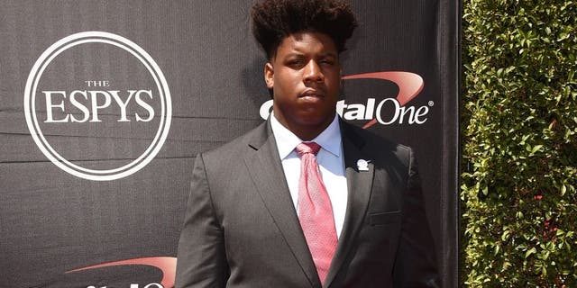 LOS ANGELES, CA - JULY 15: NFL player Robert Myers attends The 2015 ESPYS at Microsoft Theater on July 15, 2015 in Los Angeles, California. (Photo by Jason Merritt/Getty Images)