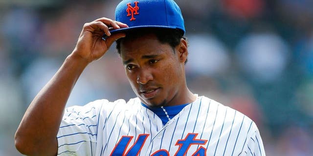 NEW YORK, NY - JULY 12: Jenrry Mejia #58 of the New York Mets in action against the Arizona Diamondbacks at Citi Field on July 12, 2015 in the Flushing neighborhood of the Queens borough of New York City. The Mets defeated the Diamondbacks 5-3. (Photo by Jim McIsaac/Getty Images)