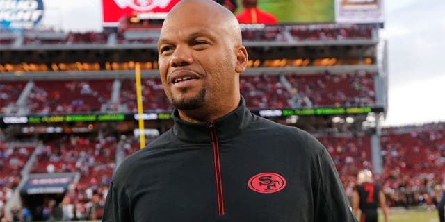 SANTA CLARA, CA - SEPTEMBER 14: Special Teams Coordinator Thomas McGaughey Jr. of the San Francisco 49ers stands on the field prior to the game against the Minnesota Vikings at Levi Stadium on September 14, 2015 in Santa Clara, California. The 49ers defeated the Vikings 20-3. (Photo by Michael Zagaris/San Francisco 49ers/Getty Images)