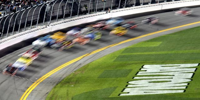 DAYTONA BEACH, FL - FEBRUARY 13: A general view of action during the NASCAR Sprint Cup Series Sprint Unlimited at Daytona International Speedway on February 13, 2016 in Daytona Beach, Florida. (Photo by Jerry Markland/Getty Images)
