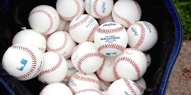 BRADENTON, FL - MARCH 17: Batting practice balls on the field just before the start of the Grapefruit League Spring Training Game between the Pittsburgh Pirates and the New York Yankees at McKechnie Field on March 17, 2013 in Bradenton, Florida. (Photo by J. Meric/Getty Images)