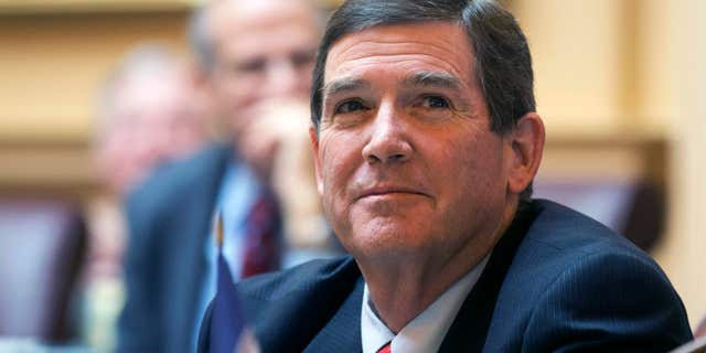 Feb. 18, 2016: State Sen. John Cosgrove, R-Chesapeake, watches the proceedings on the floor of the Virginia Senate during the session at the Capitol in Richmond, Va.