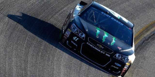HAMPTON, GA - FEBRUARY 26: Kurt Busch drives the #41 Monster Energy/Haas Automation Chevrolet during qualifying for the NASCAR Sprint Cup Series Folds of Honor QuikTrip 500 at Atlanta Motor Speedway on February 26, 2016 in Hampton, Georgia. (Photo by Jeff Zelevansky/Getty Images)