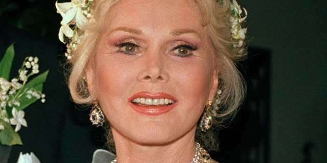 Zsa Zsa Gabor, shown here in this AP file photo, was hospitalized on July 17 in Los Angeles for broken bones. (AP)